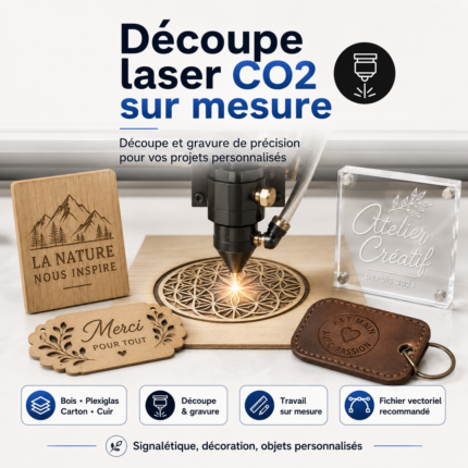 Découpe laser CO2 sur mesure